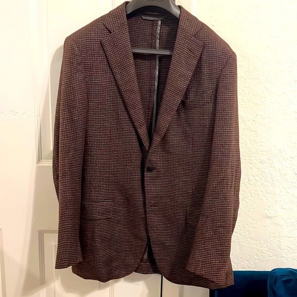 Ermenegildo Zegna deep brown sport coat.